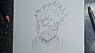 How to Draw Kakashi Hatake: Step-by-Step for Beginners Like a Pro #DrawingTutorial #AnimeDrawing