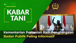 Kementan Raih Penghargaan Badan Publik Paling Informatif