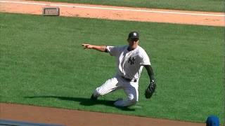 2012/09/19 Chavez's sliding catch