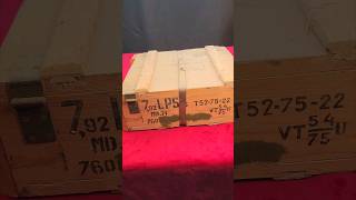 1975 Romanian 8mm Mauser Crate Opening
