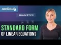 Standard Form of Linear Equations - Nerdstudy