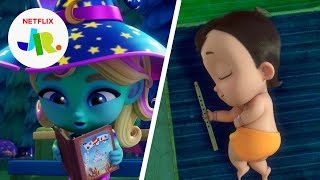 'Bedtime Stories' Singalong for Kids 🥱 Mighty Little Bheem, StarBeam & More | Netflix Jr Jams