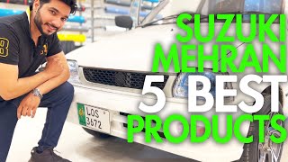 The Boss Suzuki Mehran 5 Best Products For Modification At Sehgal Motors.Pk