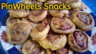 Pinwheels Snacks Recipe | evening snacks and lunchbox