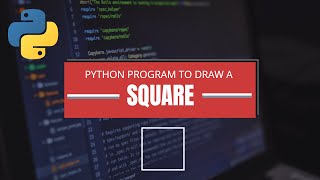 Draw a square from turtle module| python language| #shorts #python #coding