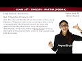 martha questions and answers bihar board class 10 english chapter 8 poetry