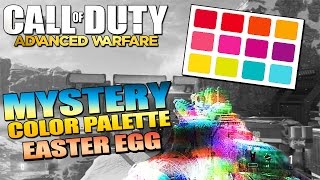 Advanced Warfare - Mystery Color Palette Easter Egg & Secret Coordinates? (COD AW) | Chaos