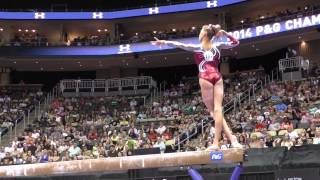 Ashton Locklear - Balance Beam - 2014 P\u0026G Championships - Sr. Women Day 2