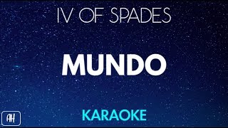 IV Of Spades - Mundo (Karaoke/Acoustic Instrumental)
