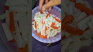 Cách làm củ cải ngâm chua ngọt giòn ngon để được lâu #food #xuannguyen245