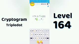 Cryptogram Tripledo Level 164 Solutions 🧩 | Logic Puzzle Game | Mini Boss