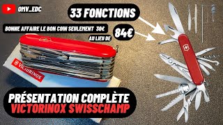 présentation complète du VICTORINOX SWISSCHAMP - bonne affaire le bon coin seulement 30€