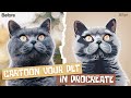 How To Cartoon Your Pet In Procreate // Step-by-step Cat Portrait Drawing Tutorial