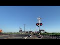 BNSF 7822 Geomtery Train West Brennan Road Railroad Crossing Escalon, CA