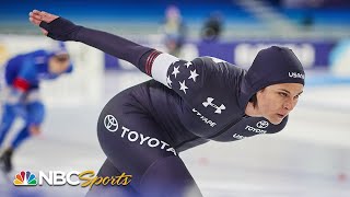 Brittany Bowe caps speed skating season with 1500m silver at ISU worlds | NBC Sports