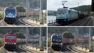 Treni lungo la Valle dell'Elba - Zugverkehr im Elbtal - Parte 3/Teil 3 - Königstein - 10/09/2024