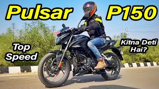 2022 Bajaj Pulsar P150 Review l Top Speed l Pillion Comfort🔥