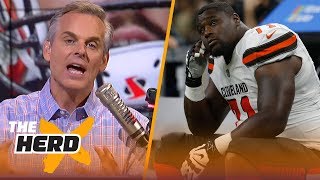 Colin reacts after the Browns missed 4 kicks and lost to the Saints | NFL | THE