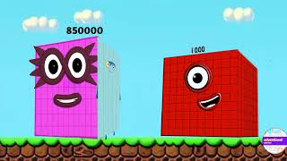 Numberblocks big numbers division by 1000| learn division @Educationalcorner110