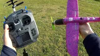 Conversion 35cm hand-launch airplane to RC micro airplane