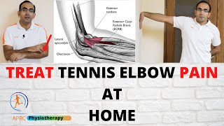 Treat Tennis Elbow Pain At Home | Treat Lateral Epicondylitis | Best Exercises For Tennis Elbow |