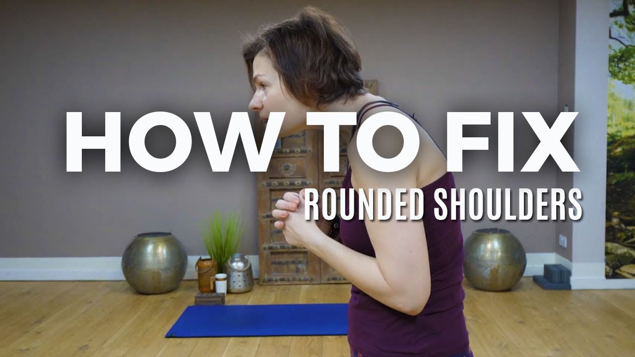 How To Fix Rounded Shoulders | Posture Correction - YouTube