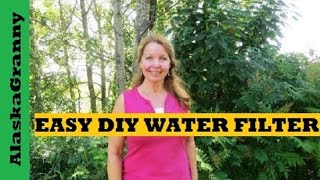 Easy DIY Water Filter Bug Out Bag Prepping EDC Emergencies- DIY Survival Gear How To Purify Water