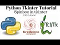 SpinBox in tkinter python