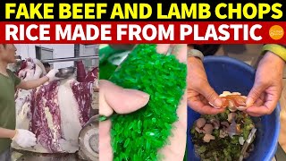 Scary Counterfeit Foods In China: Fake Beef and Lamb Chops,Rice Made from Plasti