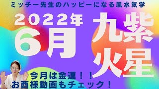 2022年６月の九紫火星さんの運勢は金運(#^^#)！臨時収入が期待できる(^^♪うれしいひと月です！しかし(;^_^A暗剣殺も付いて来てた～💛お酉様をお忘れなく💛６月は６月６日～７月６日まで