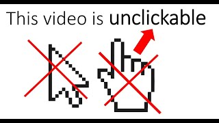 You Can't Click on this video (Real)