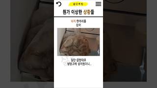 뭔가 이상한 상황들