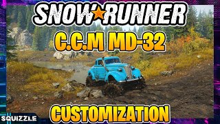 SnowRunner: C.C.M MD-32 Customization + Test Drive (Console Mods)