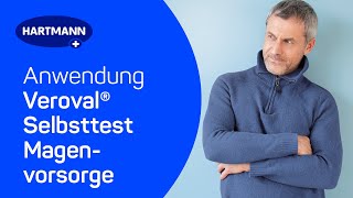 Veroval® Selbsttest Magen-Vorsorge I Anwendung