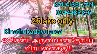 99) 😍🌴48 சென்ட் தென்னைத்தோப்பு   விற்பனைக்கு!!(super fram land)