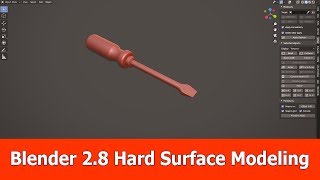 Blender 2.90 Hard Surface Modeling Tutorial : Screwdriver