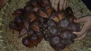 Cara menghilangkan glugut/duri buah salak