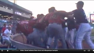 6 Reno Aces players suspended after fight