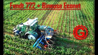 Binage 2018 - Fendt 722 et Bineuse Econet - E.T.A GAUTIER (22)