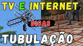 Como Fazer Tubulação de lógica . TV e Internet em Projeto do ZERO.