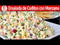 ENSALADA DE CODITOS CON MANZANA | Vicky Receta Facil