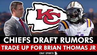 Chiefs Draft Rumors: TRADE UP For Brian Thomas Jr, Adonai Mitchell Or Kool-Aid McKinstry?