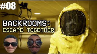 A Fase mais tenebrosa 😨 ft LeoToppers - Backrooms Escape Together #08