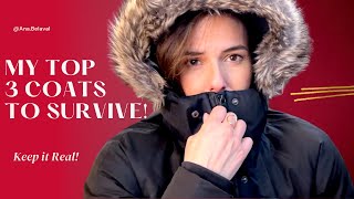 🧥3 WINTER COATS to survive midwest!