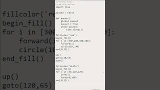 #python #turtle Drawing YouTube Logo using Python Turtle #graphicdesign