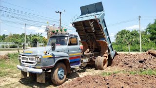 คุณปู่..หน้ายาว อดีตเคยหล่อมาก่อน..!! หน้างานดั้ม ทีมีงาน เพรชทาย Dump Truck