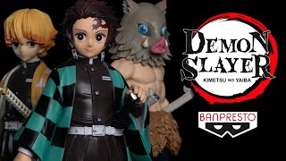 [Showcase] Banpresto Demon Slayer Grandista Tanjiro, Inosuke \u0026 Zenitsu Figure Statue