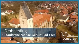 Drohnenflug Pfarrkirche Mariae Geburt Bad Laer