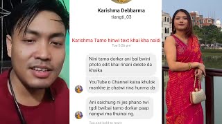 Karishma ano juli jak kha ano Instagram mo text Kai kha dara tamson bai bini video kisa rima ni 2025