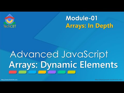Advanced JavaScript - Module 01 - Part 02 - Add array elements dynamically Advanced JavaScript - Module 01 - Part 02 - Add array elements dynamically